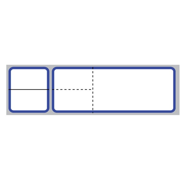 Misys / Sunquest - Multi Set Label MSL - Perf-Cut 1 3 x 4 3, PK4
